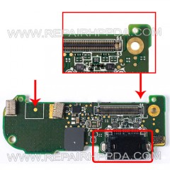 WLAN IO PCB ( 64 Pins, with Type C connector ) Replacement for Honeywell Dolphin CT30XP